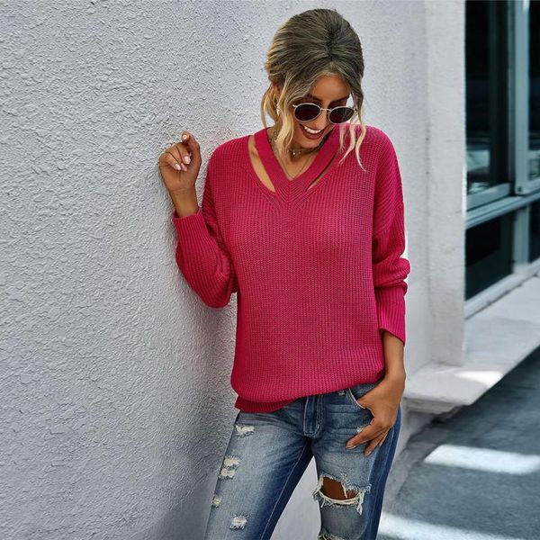 women's sweaters women sweater autumn and winter solid color v-neck hollow long-sleeved fashion casual, White;black
women's sweaters women sweater autumn and winter solid color v-neck hollow long-sleeved fashion casual, White;black