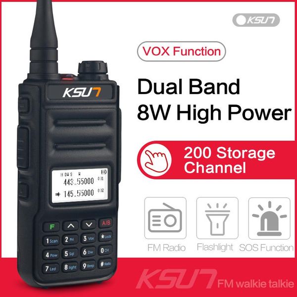 walkie talkie 1 or 2pc ksun 8w long range vhf uhf dual band two way radio station vox communicator hf transceiver walkie-talkie
walkie talkie 1 or 2pc ksun 8w long range vhf uhf dual band two way radio station vox communicator hf transceiver walkie-talkie