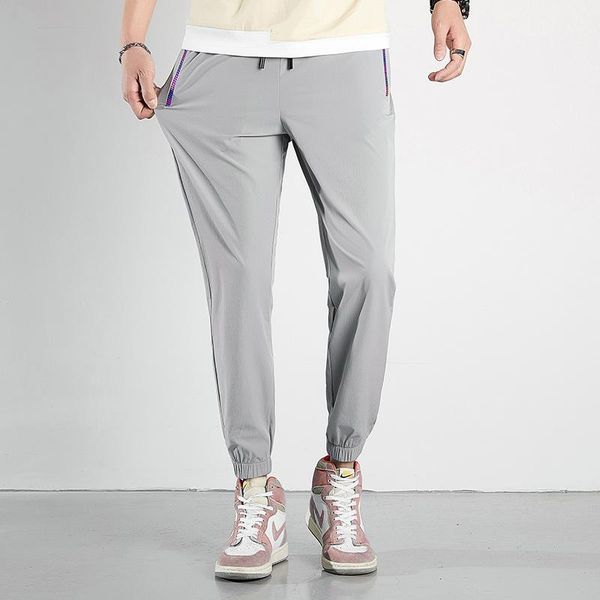 summer ice thin quick drying sports leggings, men's casual pants b229-21189, Black
summer ice thin quick drying sports leggings, men's casual pants b229-21189, Black