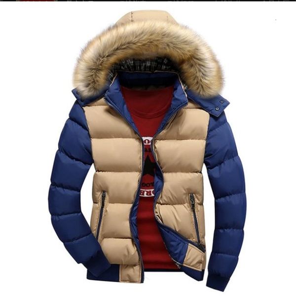 men's jackets brand m/4xl men winter casual hooded outwears thick zippe fur collar parkas large size male cotton padded j3209, Black;brown
men's jackets brand m/4xl men winter casual hooded outwears thick zippe fur collar parkas large size male cotton padded j3209, Black;brown
