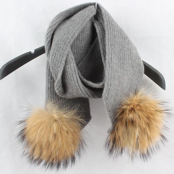 120cm crochet children scarf wool knitted winter fur scarves with detachable real raccoon pom poms neckwarmer & wraps, Red;brown
120cm crochet children scarf wool knitted winter fur scarves with detachable real raccoon pom poms neckwarmer & wraps, Red;brown