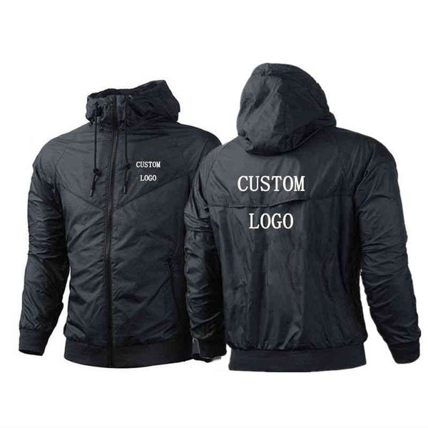 2021 custom men et rainproof hoodi splice fashion zipper 's windbreaker casual coats spring autumn thin, Black
2021 custom men et rainproof hoodi splice fashion zipper 's windbreaker casual coats spring autumn thin, Black