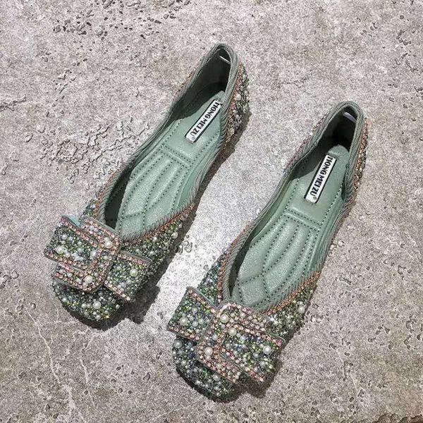 single casual shoes flat sole female spring and summer diamond bow shallow mouth square head gentle fairy grandmother soft leather bean 62dc, Black
single casual shoes flat sole female spring and summer diamond bow shallow mouth square head gentle fairy grandmother soft leather bean 62dc, Black