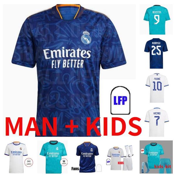 2021 2022 real madrid soccer jerseys hazard benzema sergio ramos modric 20 21 football shirt men kids camisetas rodrgo hrfc, Black;yellow
2021 2022 real madrid soccer jerseys hazard benzema sergio ramos modric 20 21 football shirt men kids camisetas rodrgo hrfc, Black;yellow