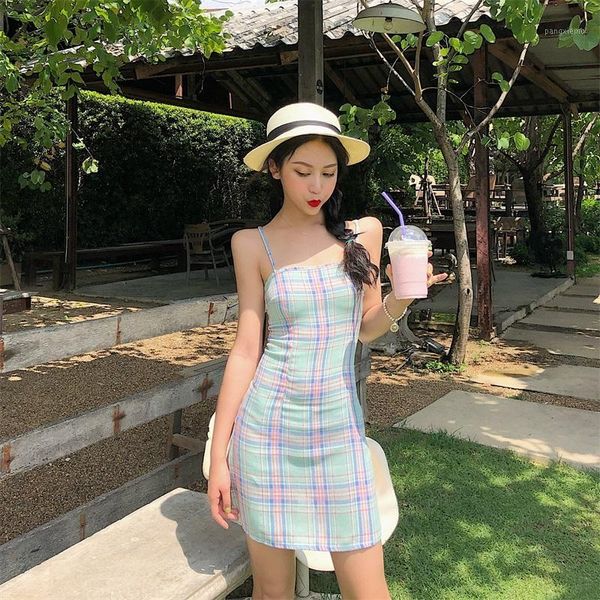 casual dresses japanese sweet ins summer retro green pattern plaid skirt thin cute little fresh dress fashion women, Black;gray
casual dresses japanese sweet ins summer retro green pattern plaid skirt thin cute little fresh dress fashion women, Black;gray