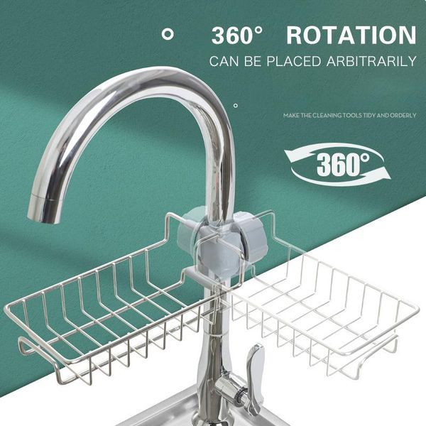 kitchen storage & organization stainless steel faucet rack sink sponge soap cloth drain racks drainage shelf adjustable bathroom sundries
kitchen storage & organization stainless steel faucet rack sink sponge soap cloth drain racks drainage shelf adjustable bathroom sundries
