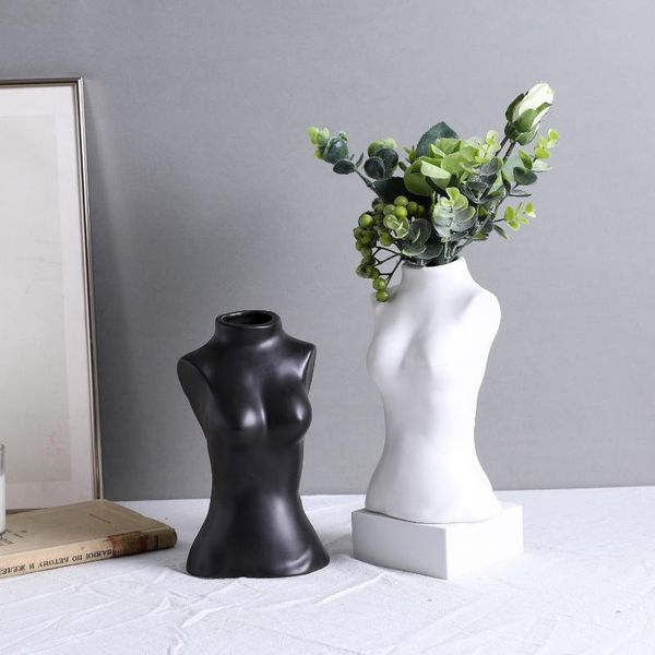 nordic style home/office with human body vase ceramic simple flower arrangement table decoration, suitable for small plants vases
nordic style home/office with human body vase ceramic simple flower arrangement table decoration, suitable for small plants vases