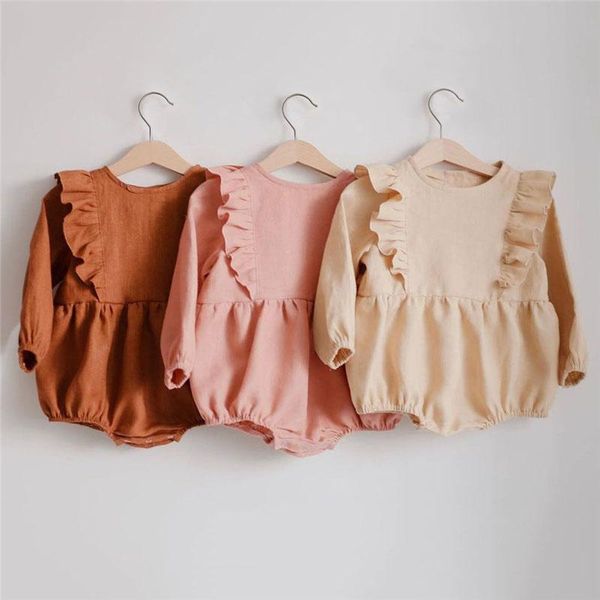 jumpsuits summer born baby girls romper striped linen cotton long sleeves clothes spring girl 0-2 years, Blue
jumpsuits summer born baby girls romper striped linen cotton long sleeves clothes spring girl 0-2 years, Blue
