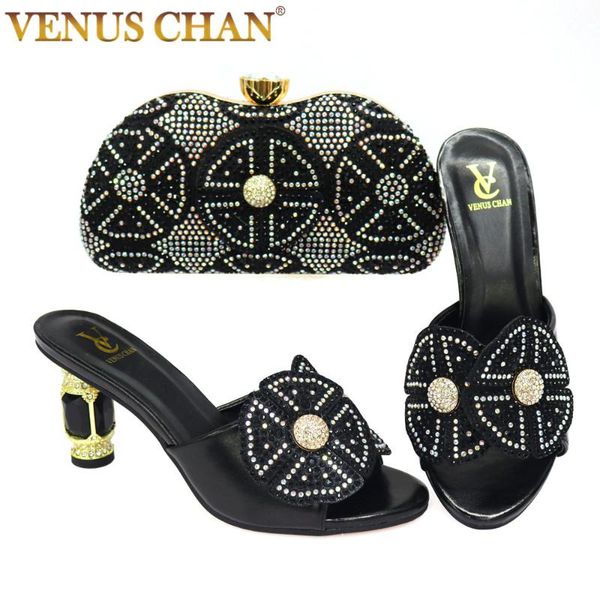 dress shoes 2021 fashion italian women matching bag set decorated with rhinestone african ladies comfortable heels sandals for party, Black
dress shoes 2021 fashion italian women matching bag set decorated with rhinestone african ladies comfortable heels sandals for party, Black