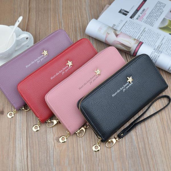 wallets zipper wallet women long large capacity multifunctional women's clutch mobile phone bag, Red;black
wallets zipper wallet women long large capacity multifunctional women's clutch mobile phone bag, Red;black