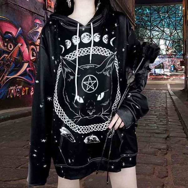 autumn sweatshirt female loose large size female long sleeve hoody winter black cat halloween hoodies clothing
autumn sweatshirt female loose large size female long sleeve hoody winter black cat halloween hoodies clothing