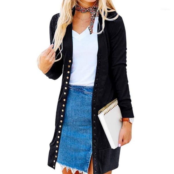 women spring autumn button open stitch ladies casual long sleeves outerwear overcoat1 women's jackets, Black;brown
women spring autumn button open stitch ladies casual long sleeves outerwear overcoat1 women's jackets, Black;brown