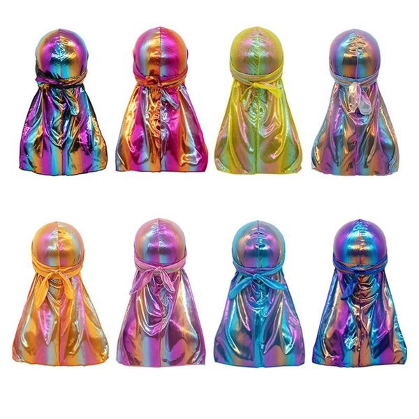 fashion laser silky durag turban bandanas colorful men women du rag wave caps hair accessories pirate hat beanies
fashion laser silky durag turban bandanas colorful men women du rag wave caps hair accessories pirate hat beanies