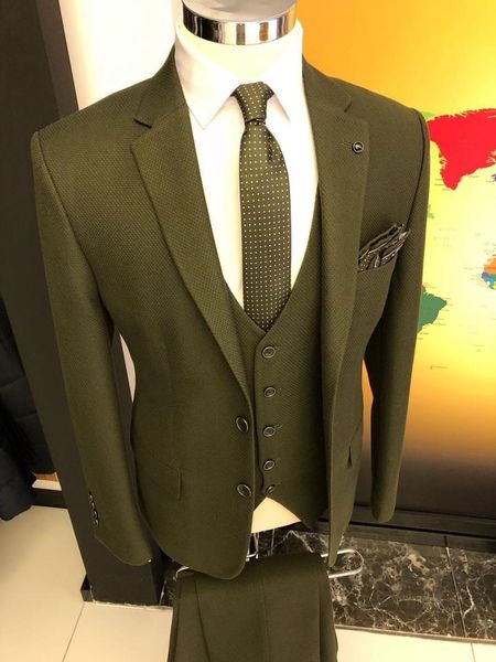 men's suits & blazers (jacket+pants+vest) 2021 handsome green 3 piece groom tuxedos for wedding formal prom suit party evening blazer c, White;black
men's suits & blazers (jacket+pants+vest) 2021 handsome green 3 piece groom tuxedos for wedding formal prom suit party evening blazer c, White;black