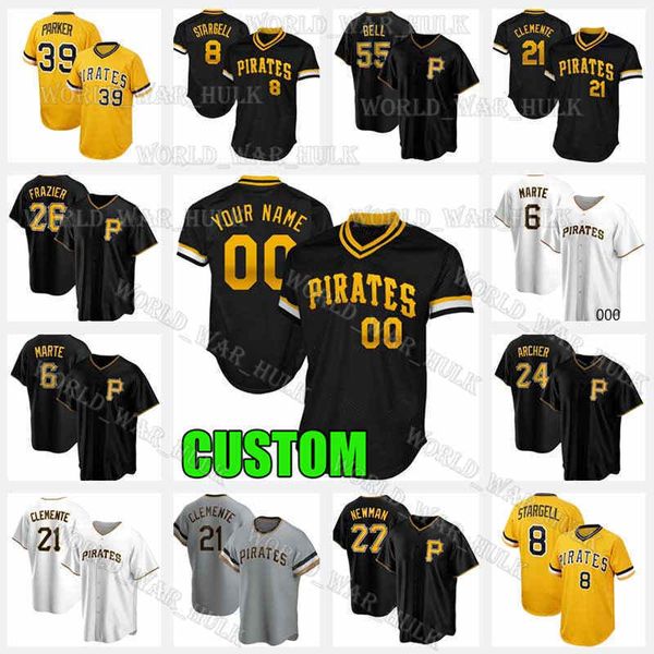 21 roberto clemente jersey pittsburgh custom pirates 22 kevin newman 39 dave parker 8 willie stargell 55 josh bell chris archer baseball, Blue;black
21 roberto clemente jersey pittsburgh custom pirates 22 kevin newman 39 dave parker 8 willie stargell 55 josh bell chris archer baseball, Blue;black
