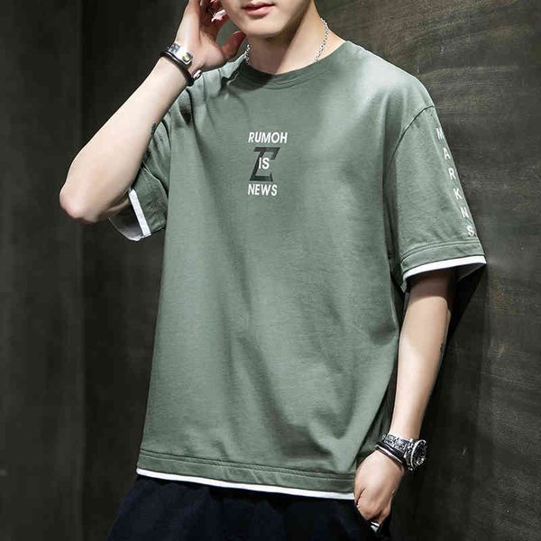 men's tracksuits 2021 will see trend of short sleeve male shirt upper cotton loose half, Gray
men's tracksuits 2021 will see trend of short sleeve male shirt upper cotton loose half, Gray