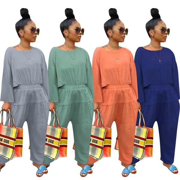 womens casual long-sleeved jumpsuit fashion solid color back split loose one piece long women's jumpsuits & rompers, Black;white
womens casual long-sleeved jumpsuit fashion solid color back split loose one piece long women's jumpsuits & rompers, Black;white