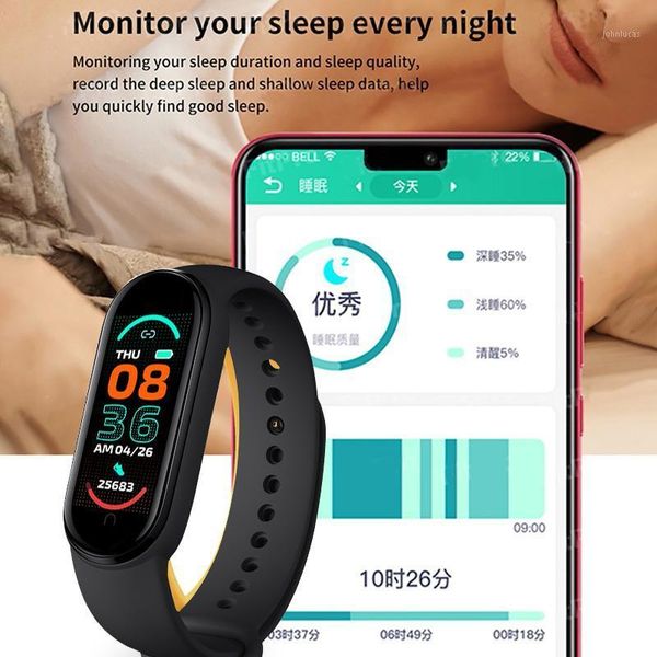 smart wristbands m6 black screen bracelet watch fitness tracker heartrate bp monitor waterproof for children men women1 smart wristbands m6 black screen bracelet watch fitness tracker heartrate bp monitor waterproof for children men women1
