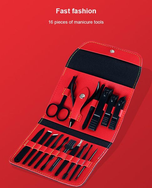 nail art kits 16 in 1 manicure set cutter stainless steel pedicure portable kit profesional tool
nail art kits 16 in 1 manicure set cutter stainless steel pedicure portable kit profesional tool