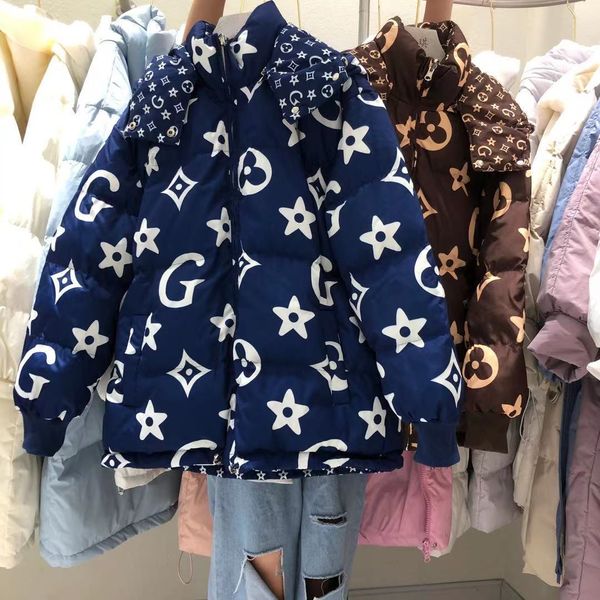 down jacket double sided women's short 2021 korean fashion hooded casual thickened white duck decor coat, Black
down jacket double sided women's short 2021 korean fashion hooded casual thickened white duck decor coat, Black