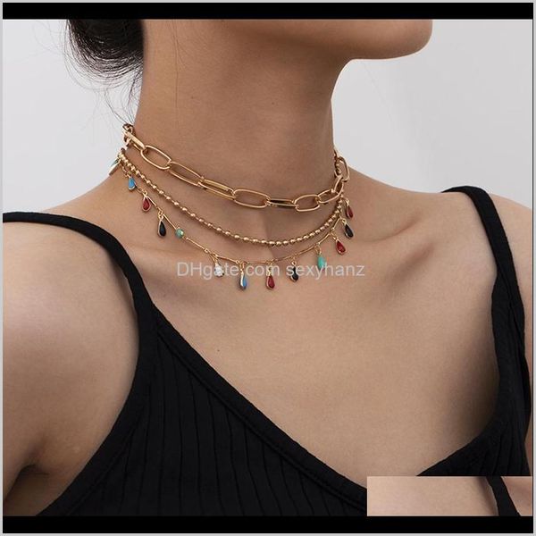 necklaces & pendants delivery 2021 bohemian gold necklace women creative color water drop tassel party jewelry charm handmade chain wholesal, Golden;silver
necklaces & pendants delivery 2021 bohemian gold necklace women creative color water drop tassel party jewelry charm handmade chain wholesal, Golden;silver