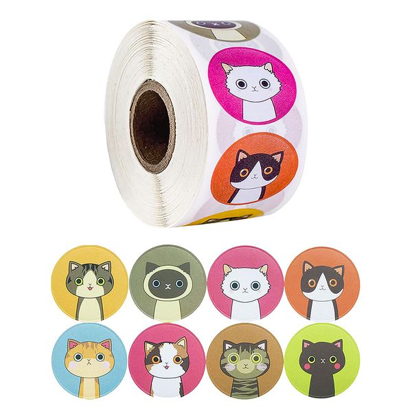 500pcs cute cat stickers 1 inch round reward stickers for teacher praise student lovely sticker 8 designs labels for kids toy
500pcs cute cat stickers 1 inch round reward stickers for teacher praise student lovely sticker 8 designs labels for kids toy