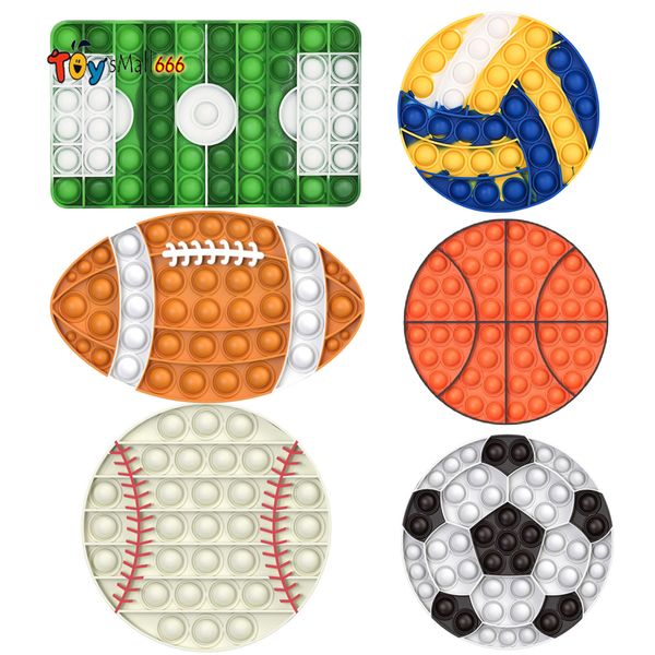 2021 new volleyball football bubble fidget toys autism stress reliever toys for kids simple dimple rugby relax game toys
2021 new volleyball football bubble fidget toys autism stress reliever toys for kids simple dimple rugby relax game toys