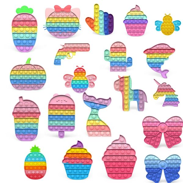 new rainbow ocs pumpkin owl crab mermaid tail pistol frog silicone poit push bubble fidget toys educational toys
new rainbow ocs pumpkin owl crab mermaid tail pistol frog silicone poit push bubble fidget toys educational toys