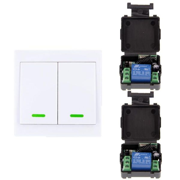 smart home control mini dc 12v 1ch 1 ch 10a rf wireless remote switch system, receiver+ 2ch 86 wall panel transmitter ,315/433 mhz
smart home control mini dc 12v 1ch 1 ch 10a rf wireless remote switch system, receiver+ 2ch 86 wall panel transmitter ,315/433 mhz