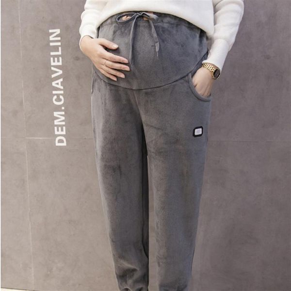 poungdudu 2021 winter maternity pants harem for pregnant women belly trousers solid velvet thicken casual office lady all match bottoms, White
poungdudu 2021 winter maternity pants harem for pregnant women belly trousers solid velvet thicken casual office lady all match bottoms, White