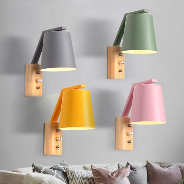 wall lamp nordic modern simplicity e27 led 110v 220v wood and iron color sconce light for bedroom bedside living room loft aisle
wall lamp nordic modern simplicity e27 led 110v 220v wood and iron color sconce light for bedroom bedside living room loft aisle