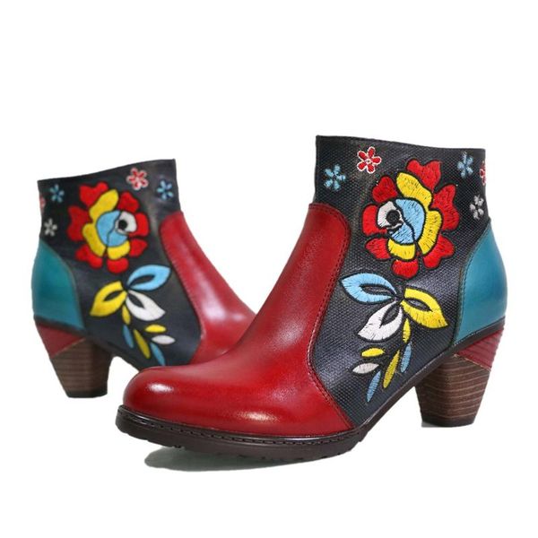 boots genuine cow leather women ankle winter shoes high heel platform wedges with flower zip 2021 fashion, Black
boots genuine cow leather women ankle winter shoes high heel platform wedges with flower zip 2021 fashion, Black