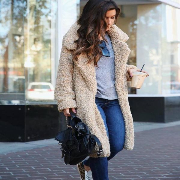women plus size colored casual faux fur coat ladies autumn winter elegant warm soft outwear long oversize jacket1, Black
women plus size colored casual faux fur coat ladies autumn winter elegant warm soft outwear long oversize jacket1, Black