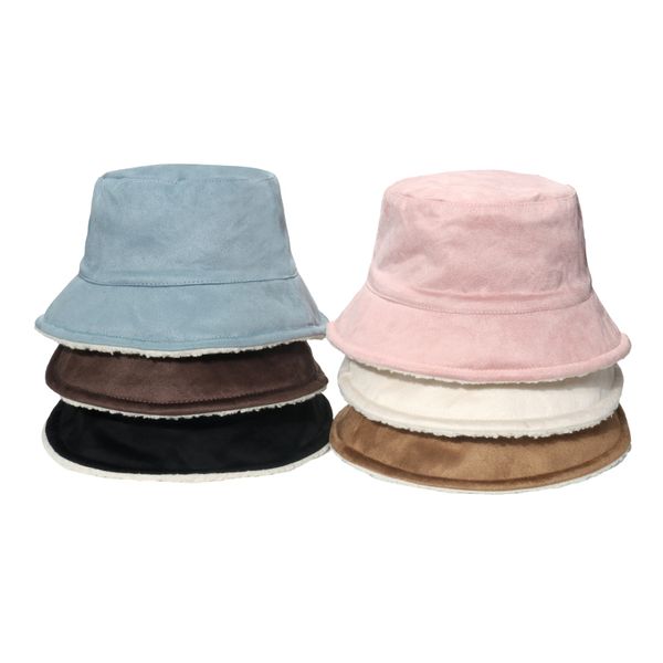 black solid color fishing caps panama suede faux fur thick warm plush fleece winter bucket hat women ladies, Blue;gray
black solid color fishing caps panama suede faux fur thick warm plush fleece winter bucket hat women ladies, Blue;gray
