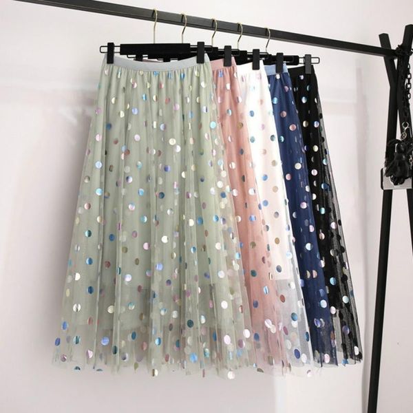skirts summer candy metallic dots maxi long gauze skirt colorful shine polka dotted a-line pleated tulle, Black
skirts summer candy metallic dots maxi long gauze skirt colorful shine polka dotted a-line pleated tulle, Black