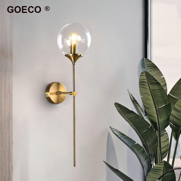 modern glass ball wall lamp for living room bedroom home nordic hallway lighting fixture bedside led sconce decoration
modern glass ball wall lamp for living room bedroom home nordic hallway lighting fixture bedside led sconce decoration