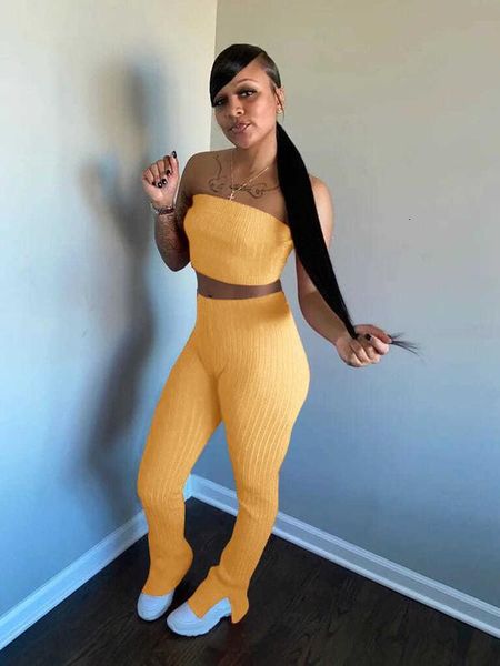 casual dresses yellow ribbed knitted 2 piece set women summer outfits clothes white two crop and pants matching s n2cq, Black;gray
casual dresses yellow ribbed knitted 2 piece set women summer outfits clothes white two crop and pants matching s n2cq, Black;gray