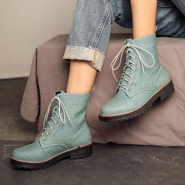 boots 2021 denim women shoes thick sole platforms lace up autumn winter short ankle motorcycle, Black
boots 2021 denim women shoes thick sole platforms lace up autumn winter short ankle motorcycle, Black