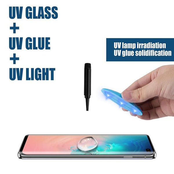 full glue cover curved uv liquid tempered glass for s20 ultra s10 s8 s9 plus note 10 pro e screen protector film cell phone protecto protect
full glue cover curved uv liquid tempered glass for s20 ultra s10 s8 s9 plus note 10 pro e screen protector film cell phone protecto protect