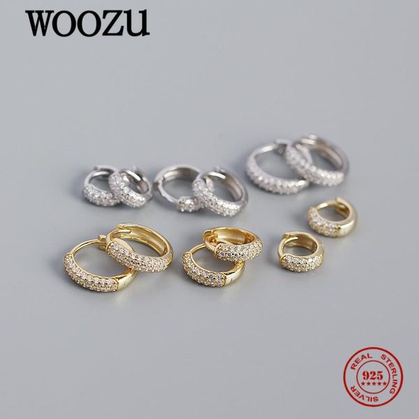 hoop & huggie woozu real 925 sterling silver fashion pave crystal zircon earrings for women party bohemian rock ear buckle jewelry gifts, Golden;silver
hoop & huggie woozu real 925 sterling silver fashion pave crystal zircon earrings for women party bohemian rock ear buckle jewelry gifts, Golden;silver