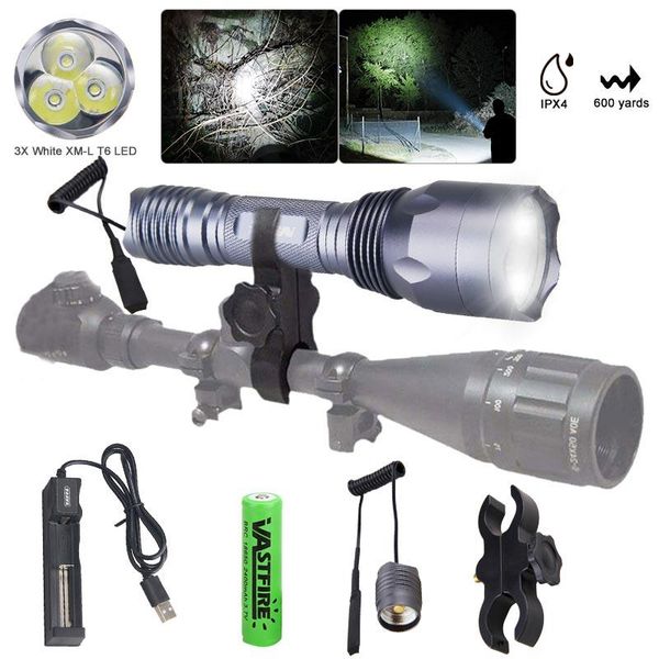 yards 3 xml t6 led torch lamp powerful tactical hunting light c10 ourdoor waterproof searchlight+18650+charger flashlights torche torches
yards 3 xml t6 led torch lamp powerful tactical hunting light c10 ourdoor waterproof searchlight+18650+charger flashlights torche torches