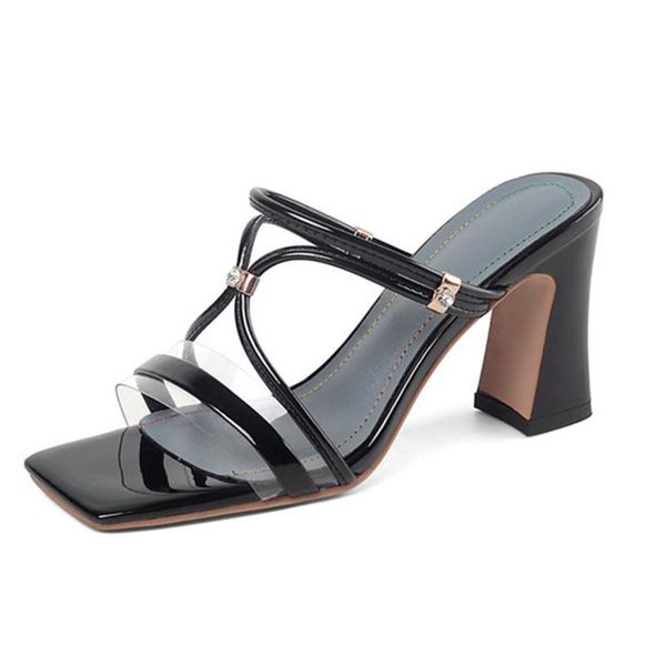 concise genuine leather women slippers 2021 summer arival high heels pumps cross strap party dancing shoes woman, Black
concise genuine leather women slippers 2021 summer arival high heels pumps cross strap party dancing shoes woman, Black