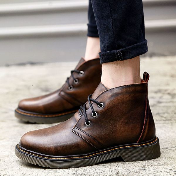 boots fashion men shoes spring autumn ankle comfortable vintage casual male leather outdoor tooling, Black
boots fashion men shoes spring autumn ankle comfortable vintage casual male leather outdoor tooling, Black