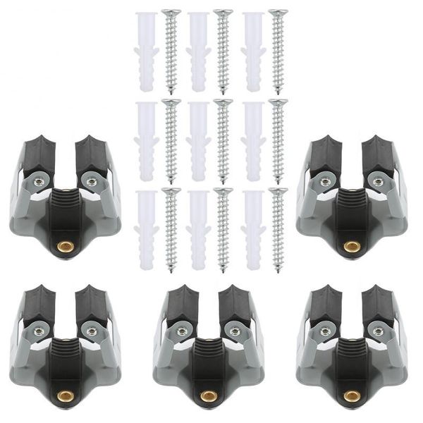 hooks & rails 5 pcs broom hanger mop and holder organizer grip clips wall mounted garden storage rack with screws (black)
hooks & rails 5 pcs broom hanger mop and holder organizer grip clips wall mounted garden storage rack with screws (black)