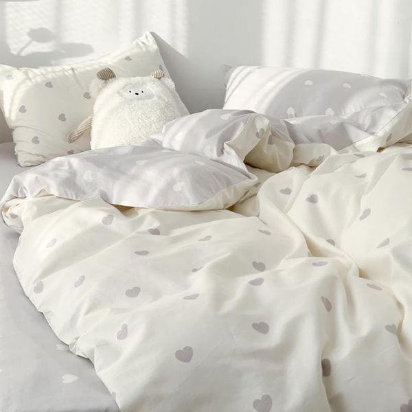 bedding sets nordic cotton set single bedroom cute simple colorful art elegant juegos de cama home products di50ct
bedding sets nordic cotton set single bedroom cute simple colorful art elegant juegos de cama home products di50ct