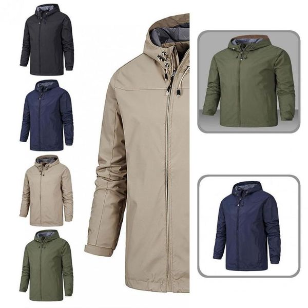 men's jackets hooded long sleeve solid color zipper closure jacket coat for office, Black;brown
men's jackets hooded long sleeve solid color zipper closure jacket coat for office, Black;brown