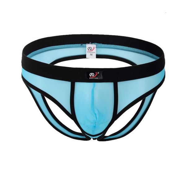 wj net makes summer men's mesh black and white rubber b breathable back triangle underwear, Black;white
wj net makes summer men's mesh black and white rubber b breathable back triangle underwear, Black;white