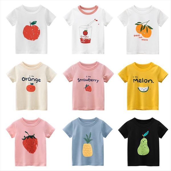 t shirt cartoon baby kids boys girls children cotton short sleeves summer clothing print apple pear watermelon toddler tee, Blue
t shirt cartoon baby kids boys girls children cotton short sleeves summer clothing print apple pear watermelon toddler tee, Blue