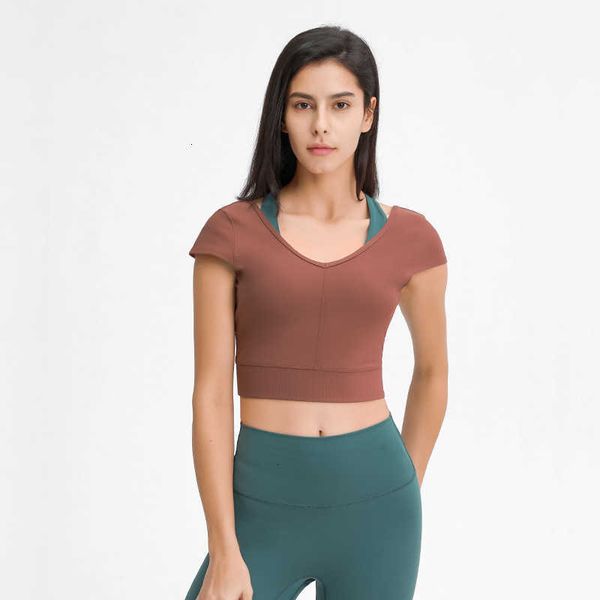 women's t-shirt thread yoga short sleeve women shirt v-shaped cross back outdoor sports fitness solid color fashion running shirts t-, White
women's t-shirt thread yoga short sleeve women shirt v-shaped cross back outdoor sports fitness solid color fashion running shirts t-, White
