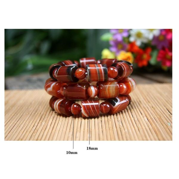 link, chain natural stones sardonyx multicolor stripe agates bracelets round beads bangle men women crystal quartz jewelry love energy gift, Black
link, chain natural stones sardonyx multicolor stripe agates bracelets round beads bangle men women crystal quartz jewelry love energy gift, Black
